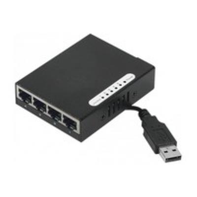 Mini Switch réseau 5 ports 10/100 alimentable par USB