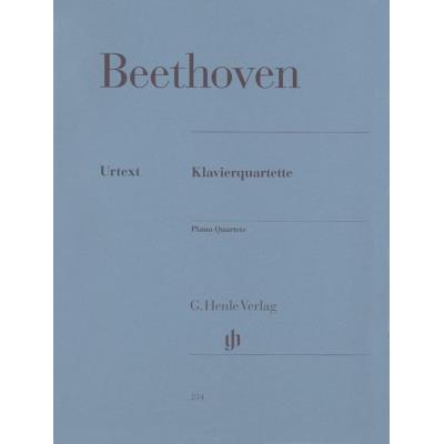 Partitions classique HENLE VERLAG BEETHOVEN L.V. - PIANO QUARTETS Piano