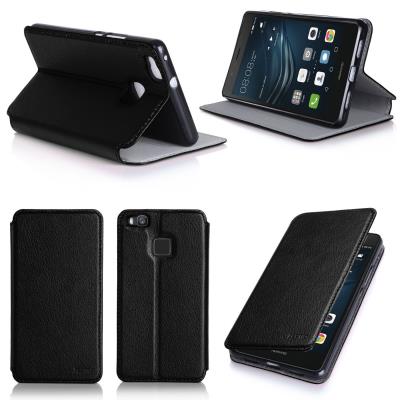 Etui luxe Lenovo K6 5 pouces Ultra Slim noir Cuir Style avec stand - Housse coque de protection Lenovo VIBE K6 noire - Accessoires pochette XEPTIO : Exceptional case !