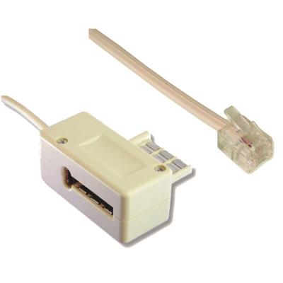Cordon RJ11/gigogne M/F 10.00M