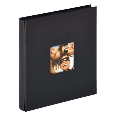 Walther Album Design Fun 400 Photos Album Photo, Structure Couverture, Noir, 31 x 33 cm