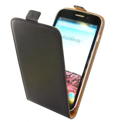 Istar Etui PU noir pour Wiko StairWay