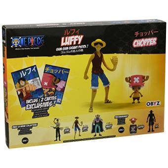 Obyz - smifig018 - one pièce - pack de 2 figurines - luffy et chopper - 12 cm