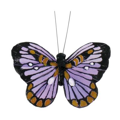 Papillons décoratifs - Textile - 6 pièces