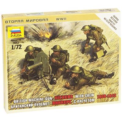 Zvezda - z6167 - maquette - figurine - mitrailleurs britanniques 39-43