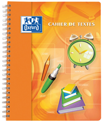 Hamelin - Cahier De Texte 148P 17X22 Seyes Polypropylene