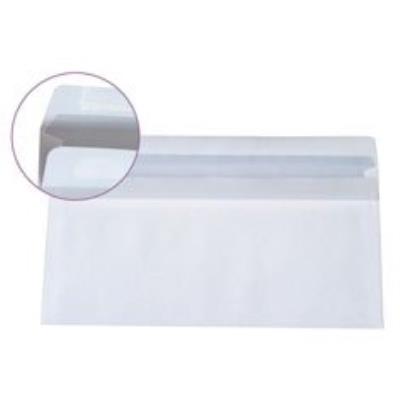 500 Enveloppes Blanches Autodex UNIPAPEL 110X220 MM 90G AVEC FENETRE