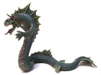 PLASTOY - Grand dragon des mers - Vert