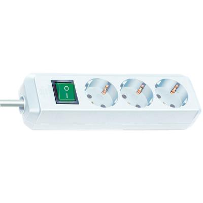 Brennenstuhl - eco line - barre multiprise x 3 - 3,0 m - blanc