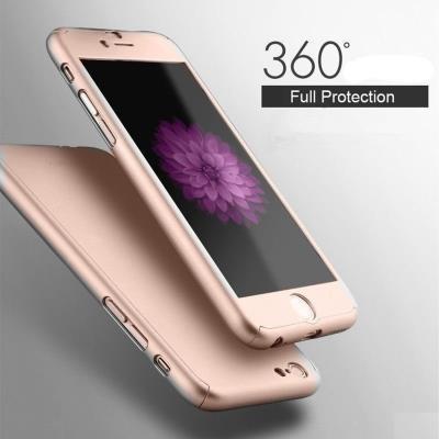 Coque Etui Housse Protection intégrale Gold Doré Vitre Verre Trempé pour Apple Iphone 6 plus iPhone 6S plus