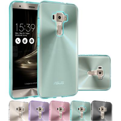 Asus Zenfone 3 Deluxe ZS570KL Etui Housse Coque de protection Ultra Fine Silicone TPU Gel Pour Asus Zenfone 3 Deluxe ZS570KL (Jelly - Bleu Lagon)