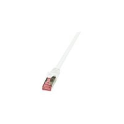 LogiLink PrimeLine - verbindingskabel - 0.25 m - wit