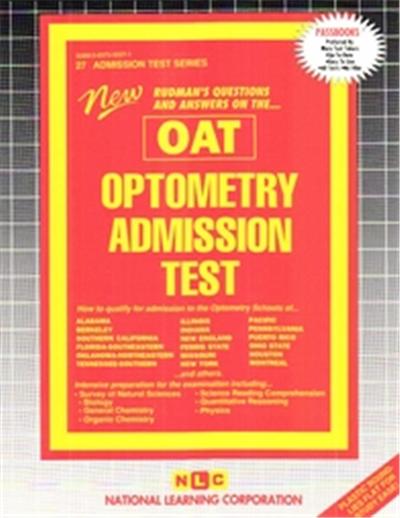 Optometry Admission Test, Admission Test Series