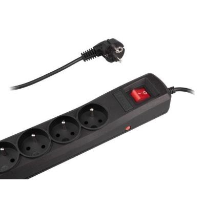 Natec protecteur de surtension 8 prises (connecteur iec) 3m, noir nsp-0511