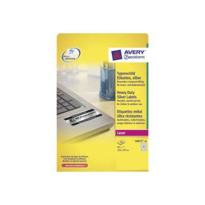 Avery Heavy Duty Laser Labels - etiketten - 20 stuks