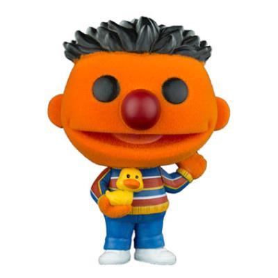 Figurine Sesame Street - Ernie Flocked Exclu Pop 10cm