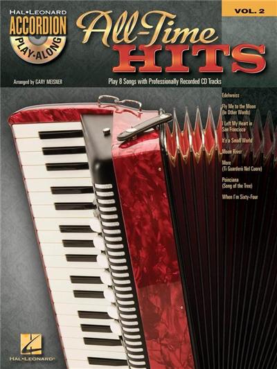 Accordion Play-Along Vol.02 All Time Hits + Cd