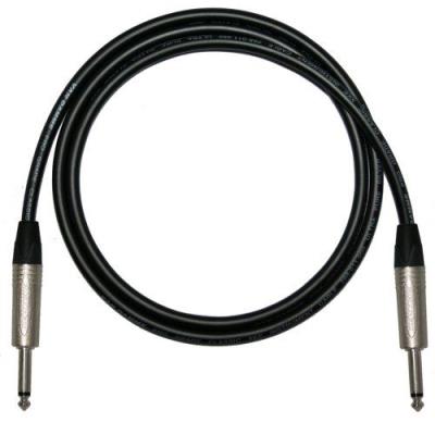 Designacable Neutrik NP2X Câble jack de guitare à longueur réglable 3 m noir