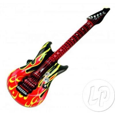 guitare gonflable flammes 1m