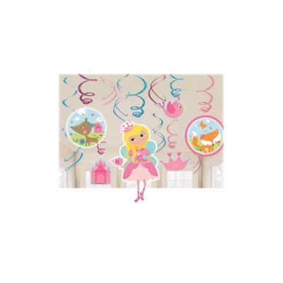 Décoration Suspension Birthday Princess