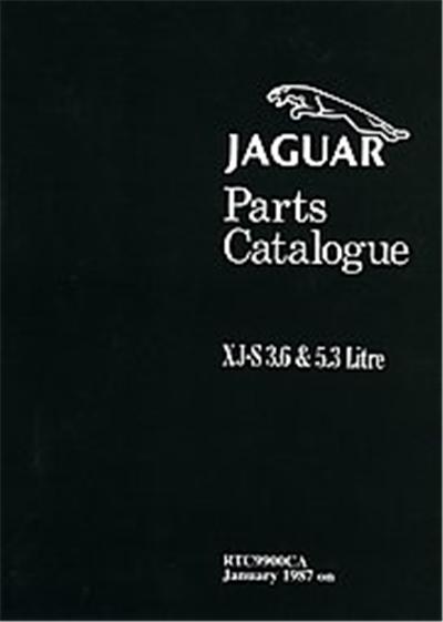 Jaguar Xj-s 3.6 & 5.3 Range Parts Catalog