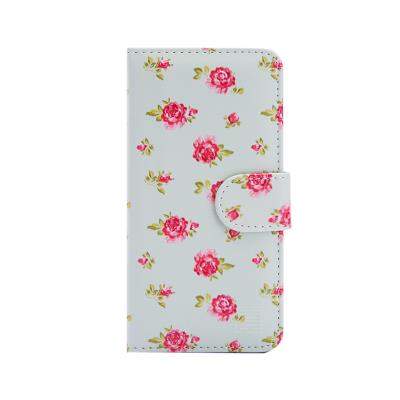 Étui Apple iPhone 7 -FloralBook- par 32nd® - Rose Retro Menthe