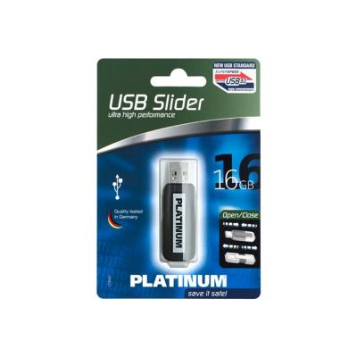 BestMedia Platinum Slider - clé USB - 16 Go
