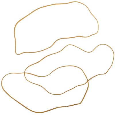 Bracelet Caoutchouc Blond 200 Mm - Boite De 100g