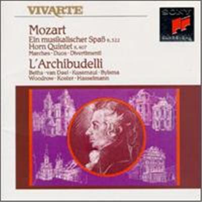 Mozart: Ein musikalischer Spaß K. 522; Horn Quintet K. 407; Marches; Duos; Divertimenti