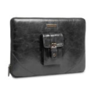 Pochette pour Apple MacBook Air, néoprène à l'intérieur et aspect design cuir sur l'extérieur.