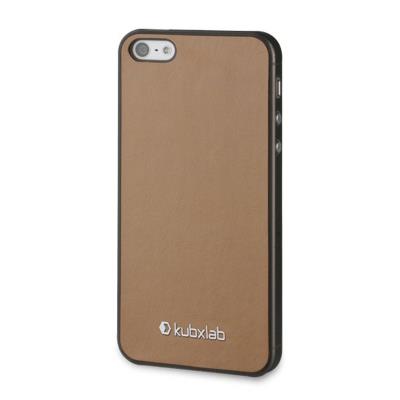 Coque Kubxlab effet peau beige iPhone 5