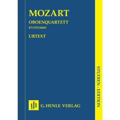 Partitions classique HENLE VERLAG MOZART W.A. - OBOE QUARTET F MAJOR K. 370 (368B) Musique de chambre