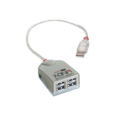 Lindy USB 2.0 Smart Hub - hub - 4 poorten - desktop