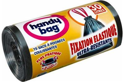 Sac HANDY BAG sac poubelle 30L fixation elastique