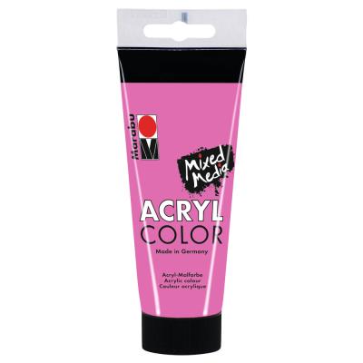 Marabu - Tube AcryColor Couleur Rose - 100ml