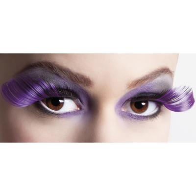 Faux Cils Biseautés Noir et Violet