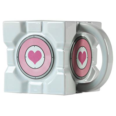 Portal 2 mug Companion Cube