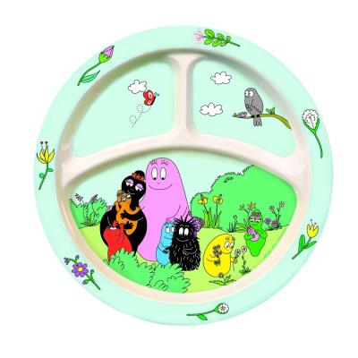 Assiette à 3 compartiments barbapapa petit jour paris