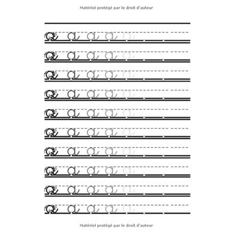 Cahier d'écriture CP adapté aux enfants DYS ou en difficulté - écriture  cursive - A partir de 6 ans / CP
