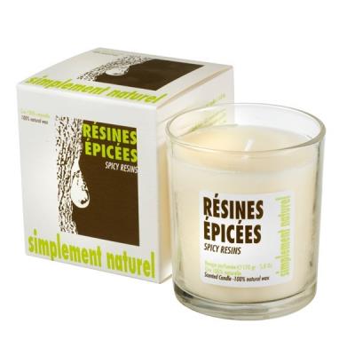 Bougies parfumées résine épicée