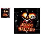 Pendule Toile Johnny Hallyday