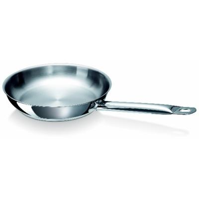 BEKALINE 12087284 GRANDE TABLE POÊLE À FRIRE EN ACIER INOXYDABLE TOUS FEUX + INDUCTION 28 CM