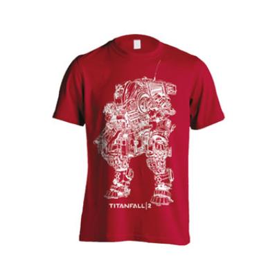 Titanfall 2 T-Shirt Titan Scorch Line Art (XXL)