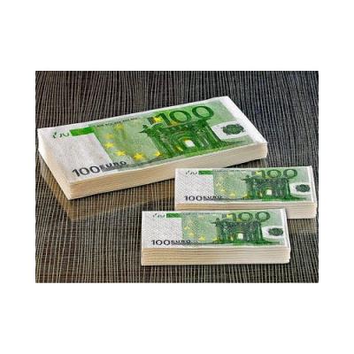 Lot de mouchoirs et serviettes en papier imprimés 100 Euros