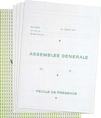 100 Feuillets Exacompta Mobiles Délibérations folioté 23 trous