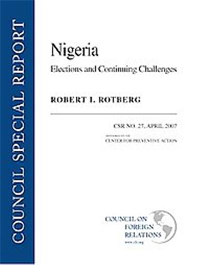 Nigeria, Council Special Report, April 2007