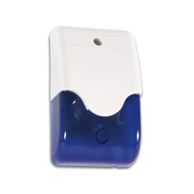Sirene (110dB) + Stroboscope - Lentille Bleue + Signalisation Led
