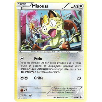 Acheter Carte Pokemon - XY11- Offensive vapeur - Miaouss - PV 60 - 88/114 - Commune - VF État correct - 16,00 € Carte Pokemon - XY11- Offensive vapeur - Miaouss - PV 60 - 88/114 - Commune - VF État correct - Asmodee reconditionné disponible sur Fnac