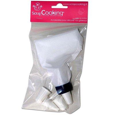 ScrapCooking® - Poche à douille avec 4 douilles ScrapCooking®