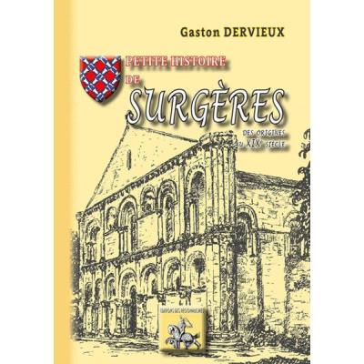 Petite Histoire De Surgères, Des Origines Au Xixe Siècle